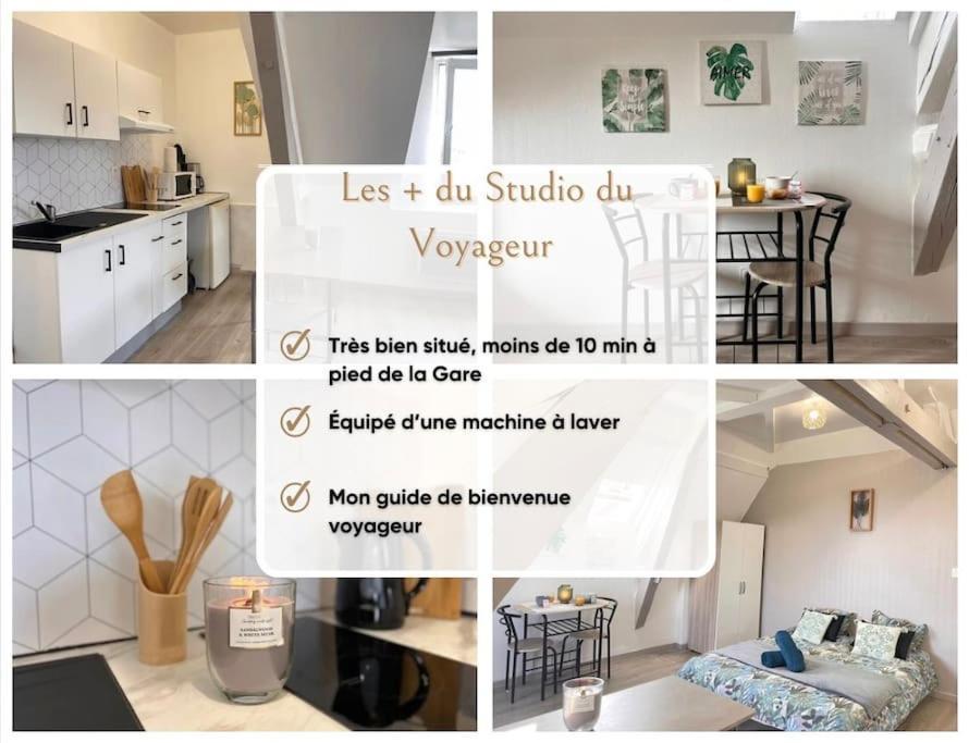 Studio Du Voyageur - Machine A Laver - Proche Gare Sainte-Savine 외부 사진